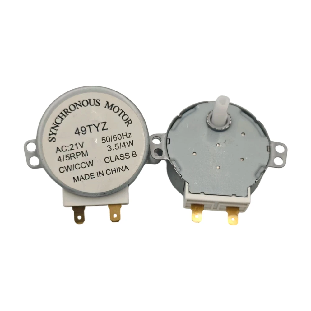 1pcs 49TYZ 3.5/4W 4/5RPM AC 21V 50/60Hz Synchronous Motor for Microwave Oven
