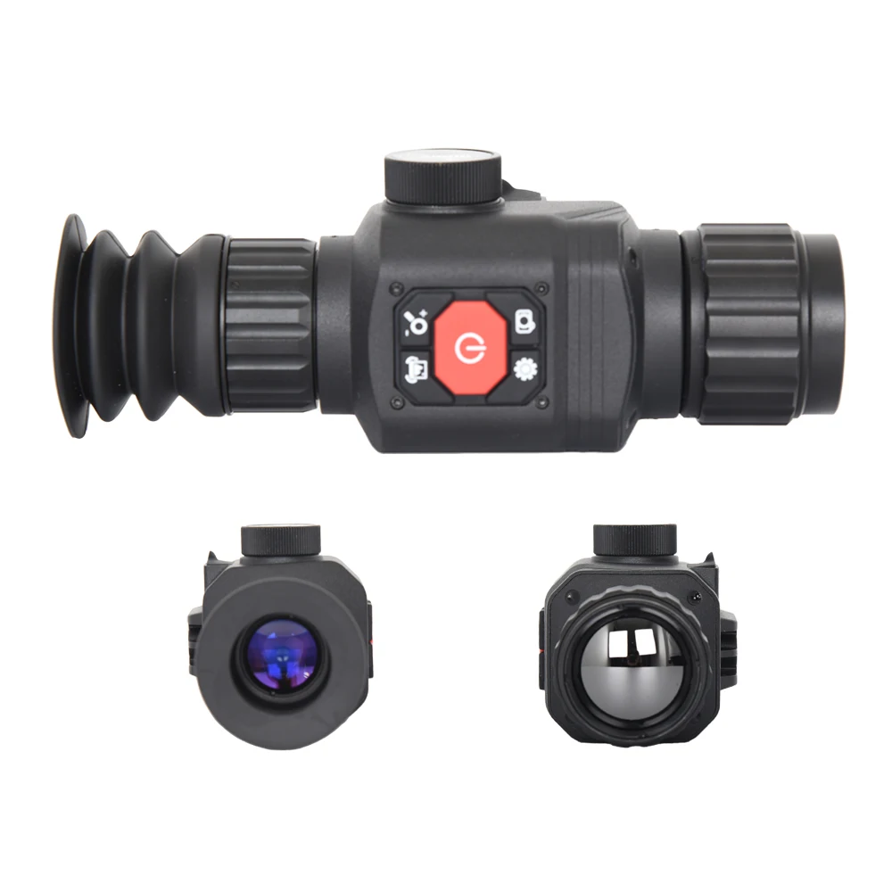Phiên Bản Nâng Cấp CS-6 Nhiệt Rifile Phạm Vi Imager Tầm Nhìn Camera Quan Sát Ban Đêm Ngoài Trời Săn Xem Ban Đêm Một Mắt Kính Thiên Văn