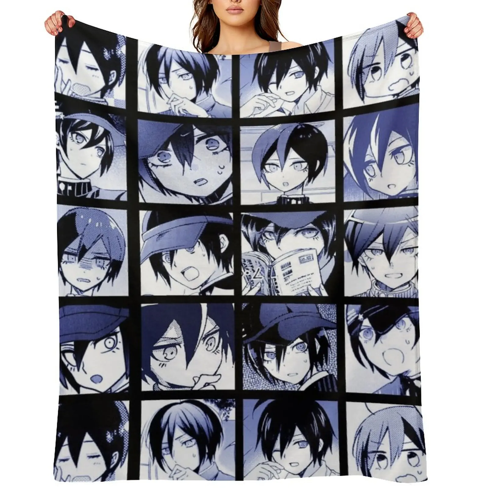 

Shuichi Manga Collection (Colored) Throw Blanket bed plaid Decorative Sofas Designers Bed linens Blankets