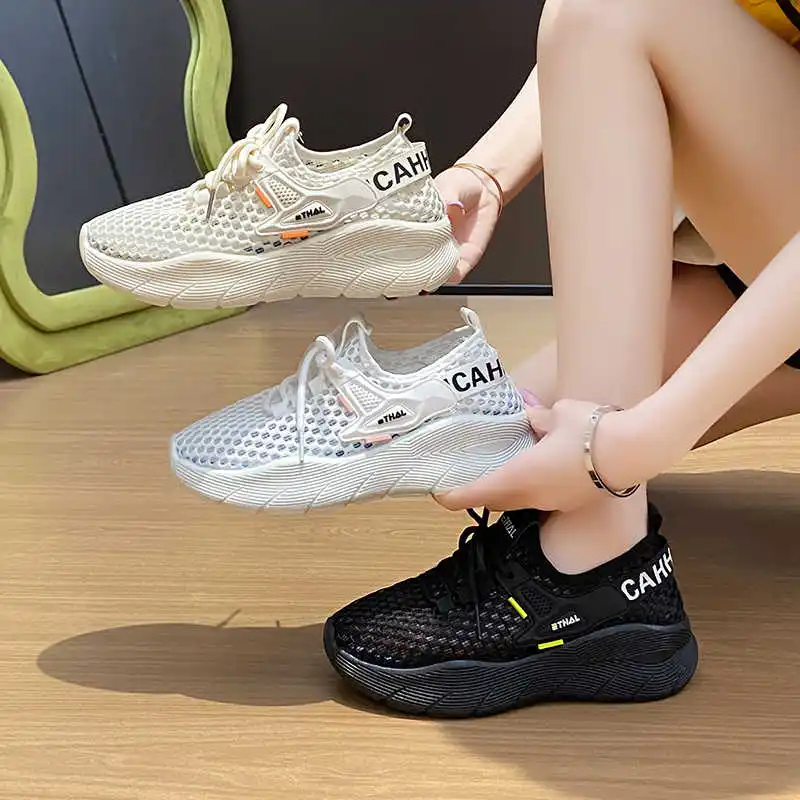 

Перфорированные дешевые женские кроссовки на плоском каблуке для баскетбола, тренажерного зала, тенниса, женские кроссовки, спортивные кроссовки Vip Lofers Snekaers Tenya