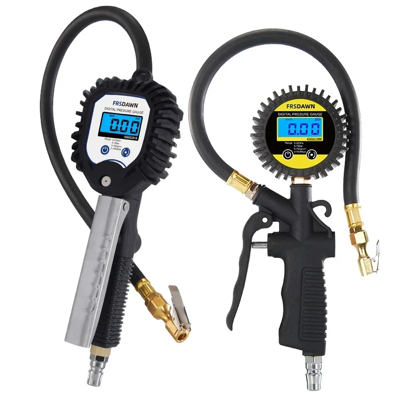 

#For Car Tire Pressure Gauge Air Inflator US/EU Vehicle Tester Monitoring Manometer Motorcycle Bike LCD Digital Test Inflation