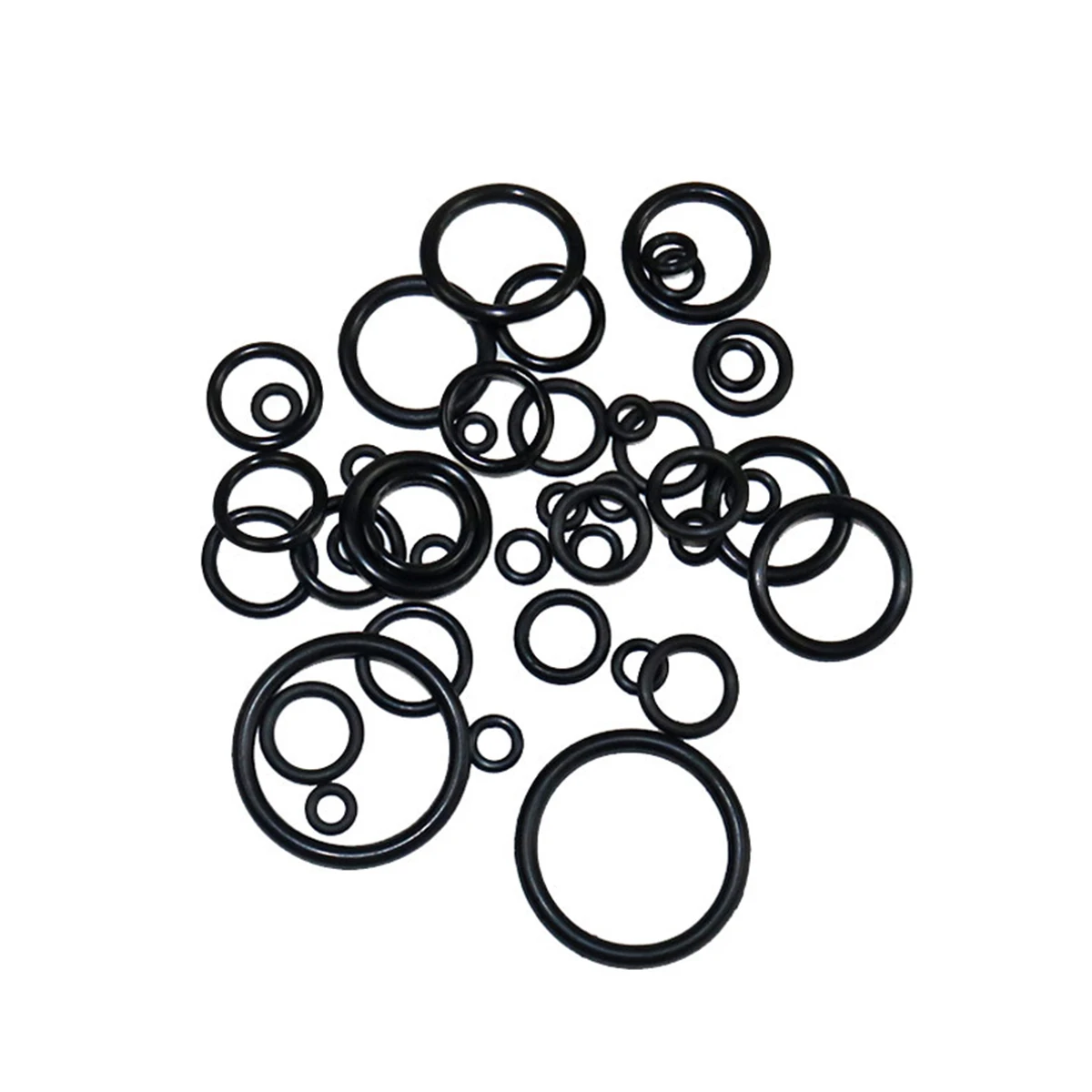 250Pcs 10 Sizes Universal NBR Seal Ring Kit Nitrile Rubber O-Ring Oil Seal Gasket Sealing Rings Rubber Machine Combination Set