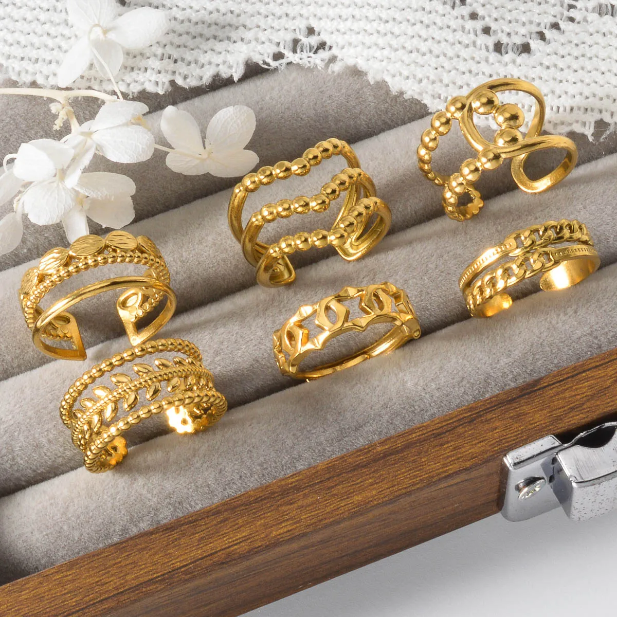 

Stainless Steel Ring New Premium Compact Harajuku Creative Ring For Women Jewelry Daily Commute Matching Gift for
