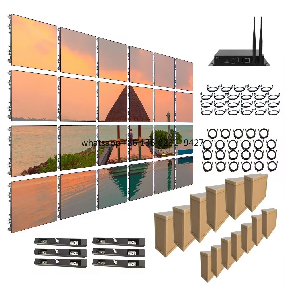 P3.91 Outdoor  Rental LED Display Screen 9.84ftx6.56ft Waterproof 500x500mm Stage Background LED Video Wall For Advertising
