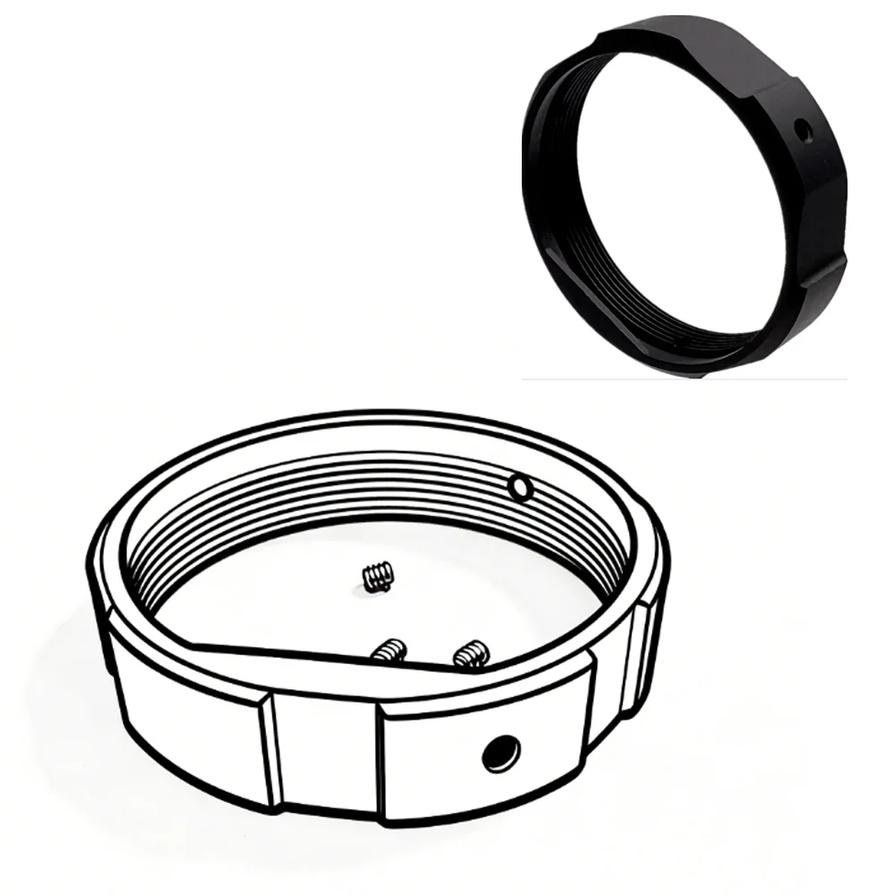 Lunette de vision nocturne, objectif, collier extérieur, anneau fixe pour NVG PVS14 BNVD1431 ANVIS