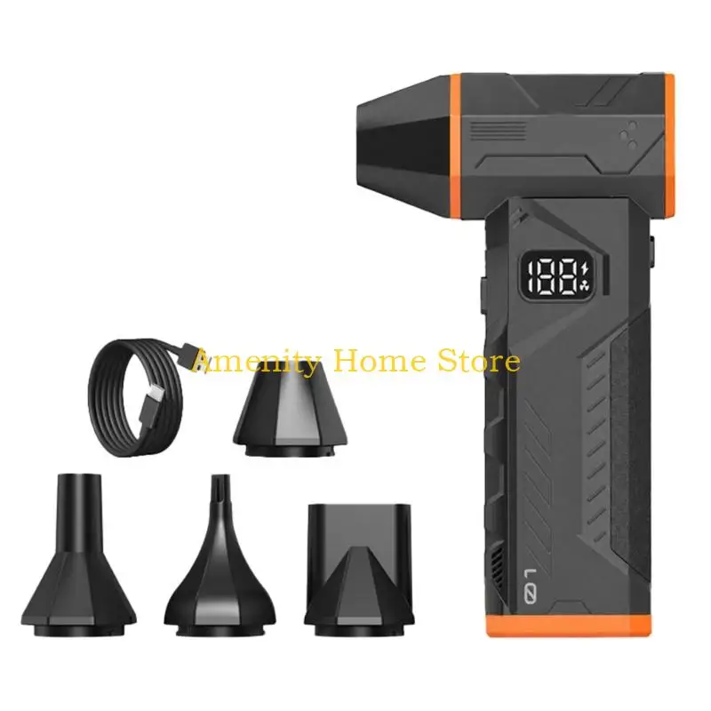 F26C -Function Handheld Blower Vacuum Directs Air for Desktop Debris, Keyboard Crevices, and Vehicle Interior Cleanup