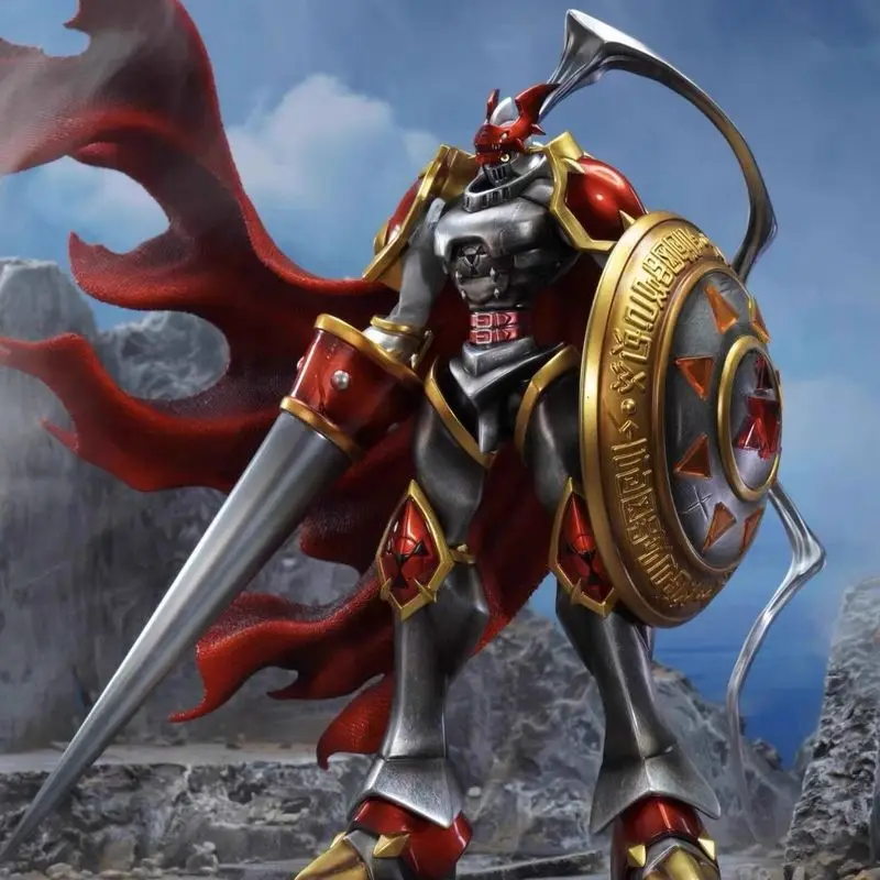 Digimon Dukemon Red Knight Pvc Gk Anime Figuur - Desktop Display Standbeeld Model Collectible Toy Gift