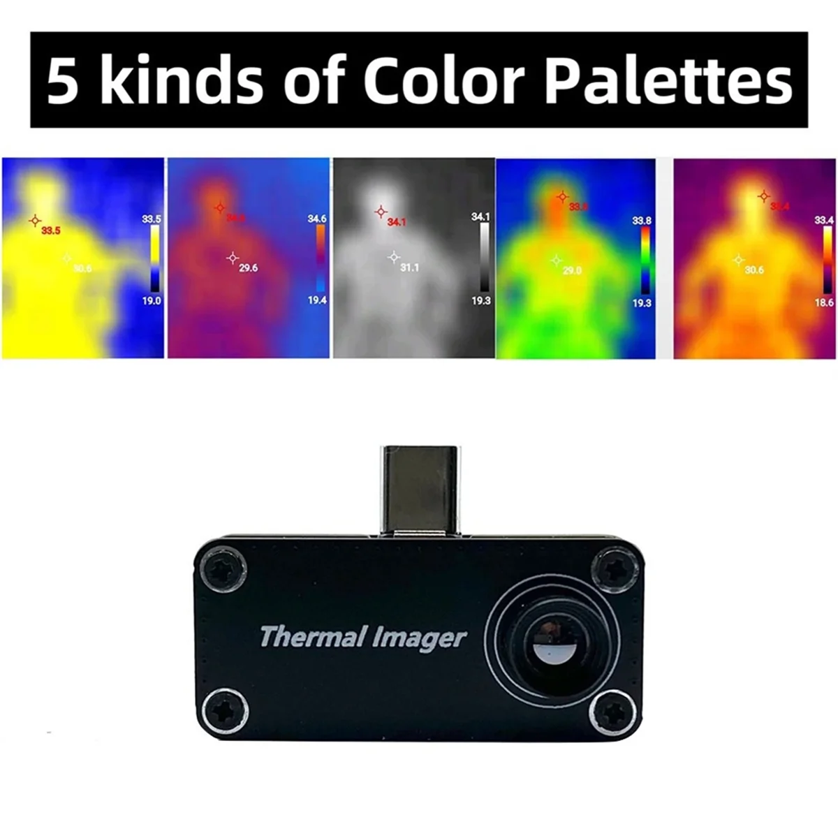 A79G Phone External Infrared Imaging Mini Infrared Thermal Imager Device Tiny Thermal-Imaging Camera for Android Mobile Phone