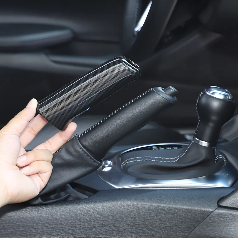 

Car Handbrake Grips Hand Brake Cover Protection Cover for 2016-2025 Mazda MX-5/Fiat 124/Abarth 124 Car Interior Accessories