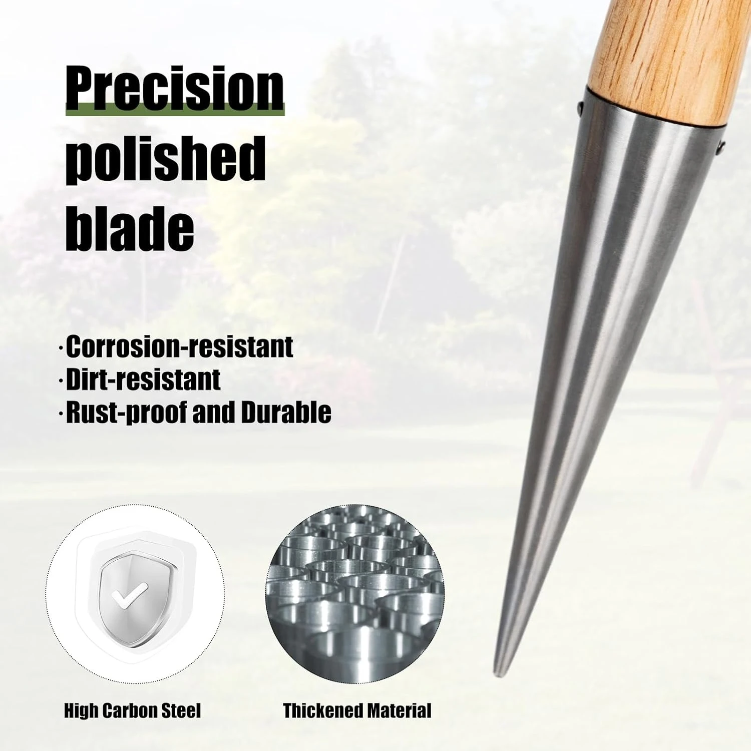 Garden Dibber Planter Tool 1/2PCS T Wood Handle Hand Sow Dibbler Sowing Seeds Bulbs Digging Hand Transplanting Seed Dispenser