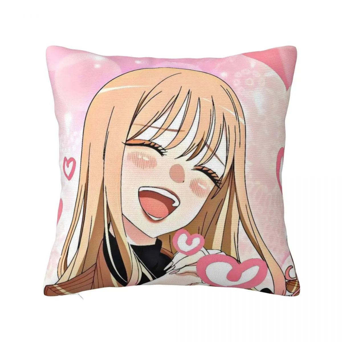 My Dress Up Darling Kitagawa Marin Anime Pillow Cover Kawaii Pillow Case Polyester Design Cushion Cover Pillowcases For Chair