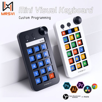 MRSVI N1 Multi Functional Visuali Console Keyboard Visualization Customized Box Stream Dock One Click Open with Control Knob