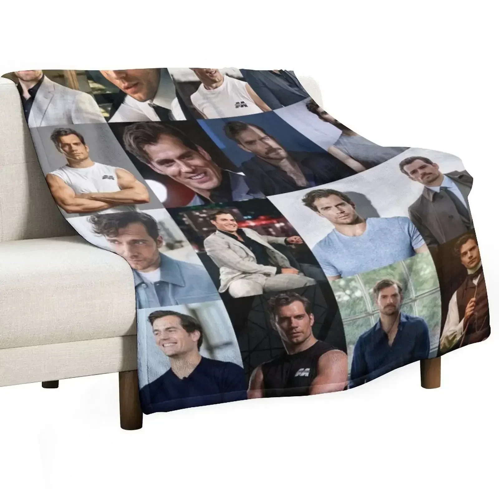 Henry Cavill Throw Blanket christmas gifts for sofa Polar For Decorative Sofa Blankets