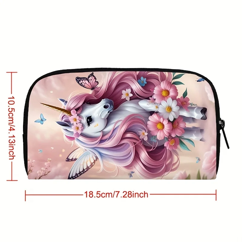 Cute Unicorn Pattern Print Wallet Kawaii Women Purse ID Credit Card Storage Bags Teenager Coin Money Bags Long Wallets