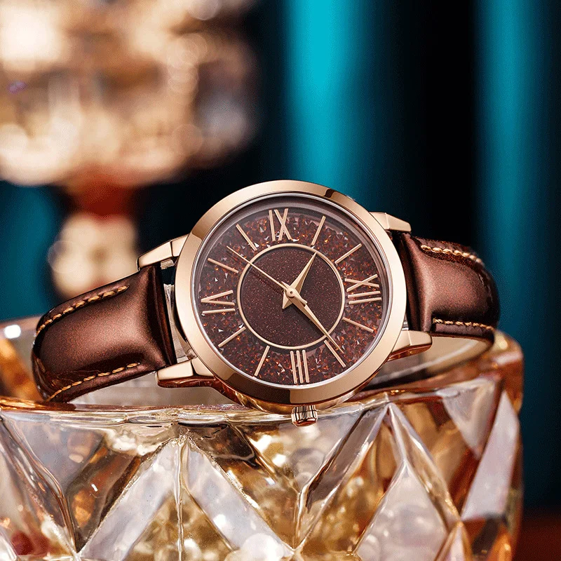 Retro Women's Watch Simple Luxury Brand Watch Student High Quality Elegant Ladies Quartz Waterproof Watch Women's Gift