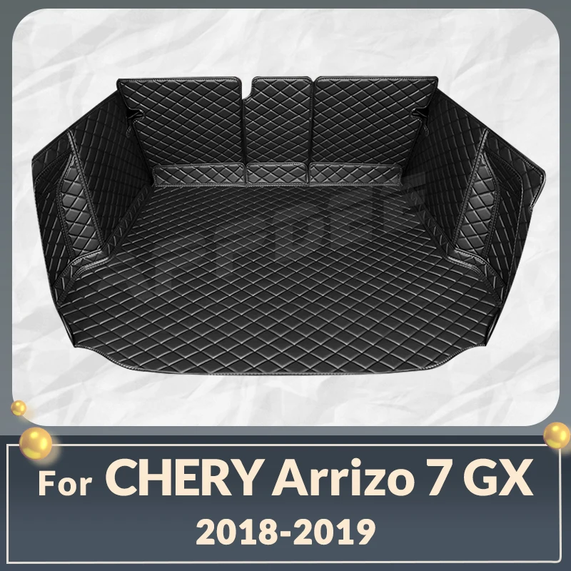 

Auto Full Coverage Trunk Mat For Chery Arrizo 7 GX 2018 2019 Car Boot Cover Pad Cargo Liner Interior Protector Accessories