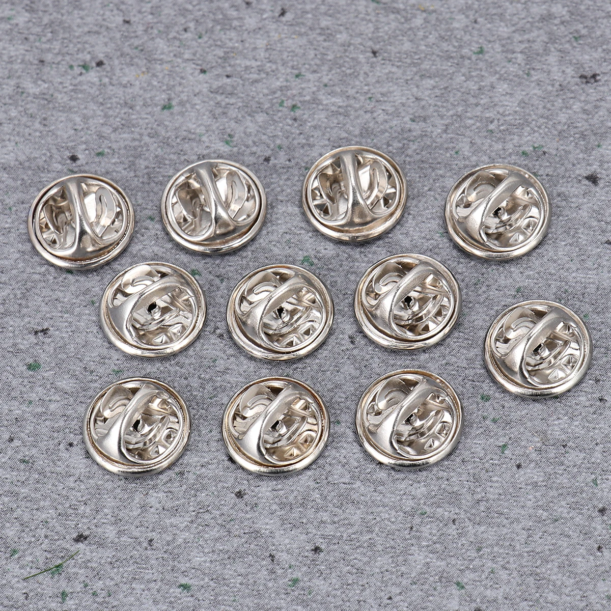

200pcs Butterfly Hat Buckles Brooch Clasps Tie Lapel Pins Holder Tacks Replace Copper Sturdy Jewelry Making DIY Crafts Wedding
