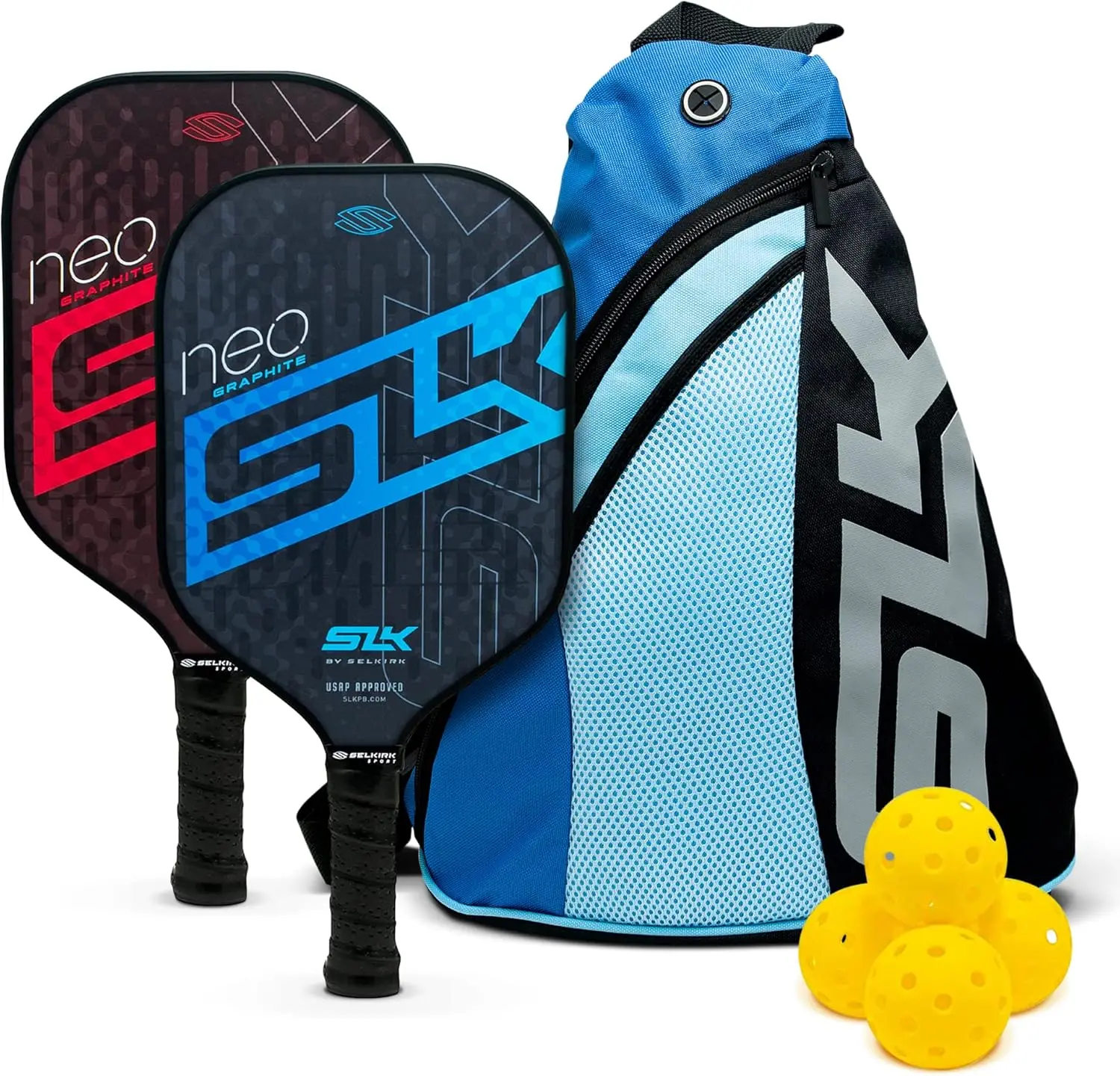 

2024 SLK by Selkirk Pickleball Paddles | Featuring a Multilayer Fiberglass and Graphite Pickleball Paddle Face | SX3 Honeycomb