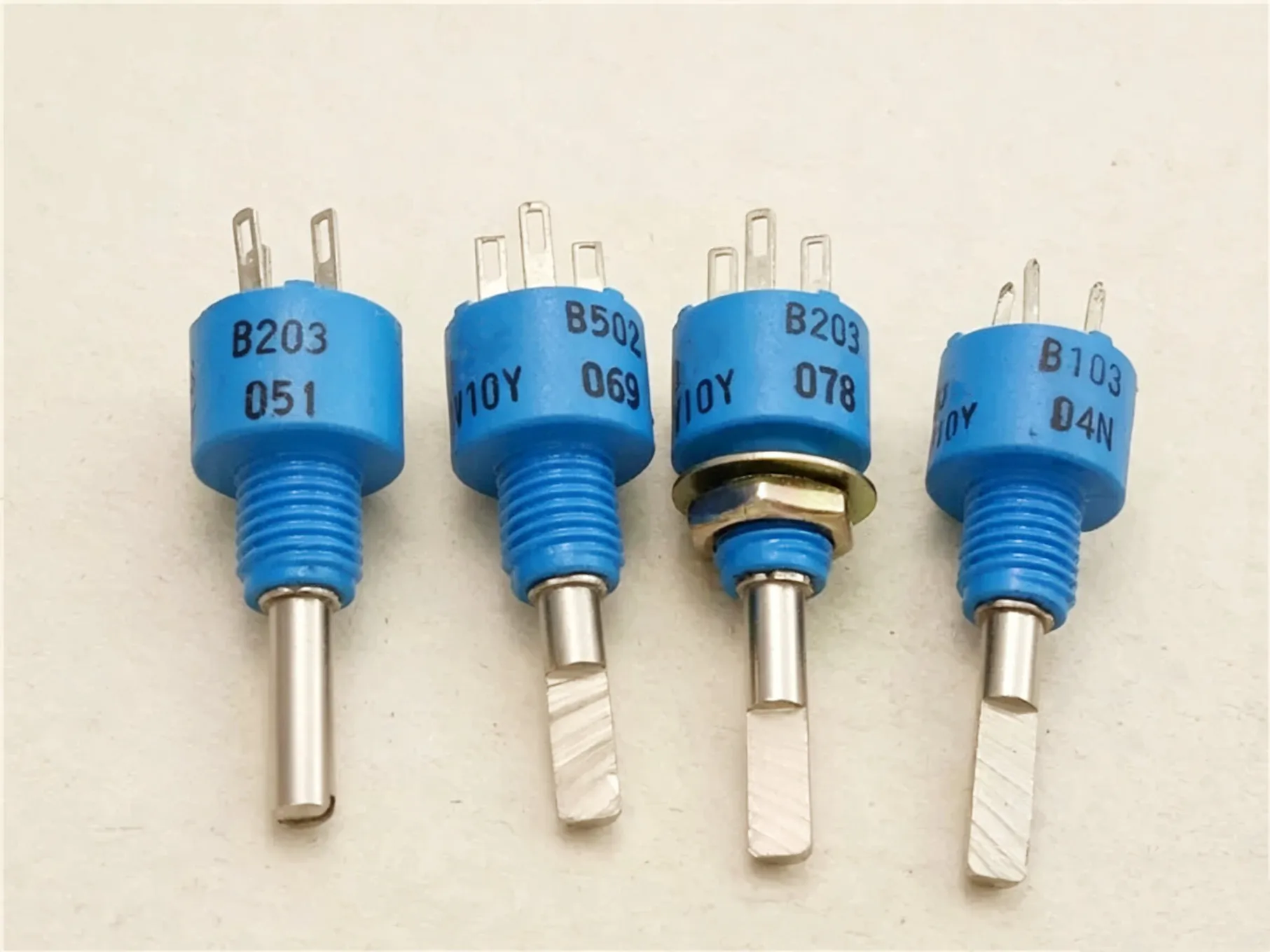 Nouveau Potentiomètre RV10 B203 B502 100% Original, Longueur de la Poignée 17MM 18MM 20MM (COMMUTATEUR)