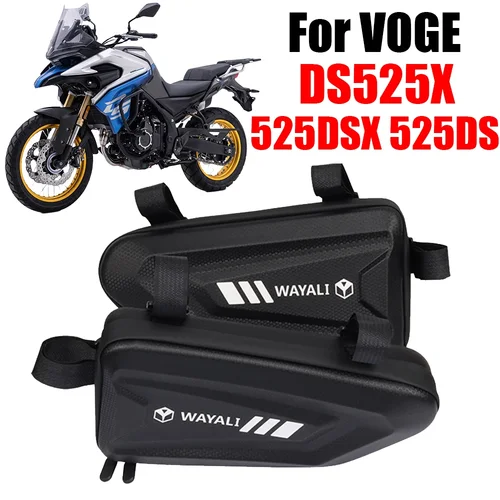 Imagen 1 del producto Para VOGE 525DS DS525X 525DSX DSX525 DSX 525 DSX DS 525X accesorios bolsa lateral bolsas de herramientas marco parachoques varilla bolsa de almacenamiento impermeable
