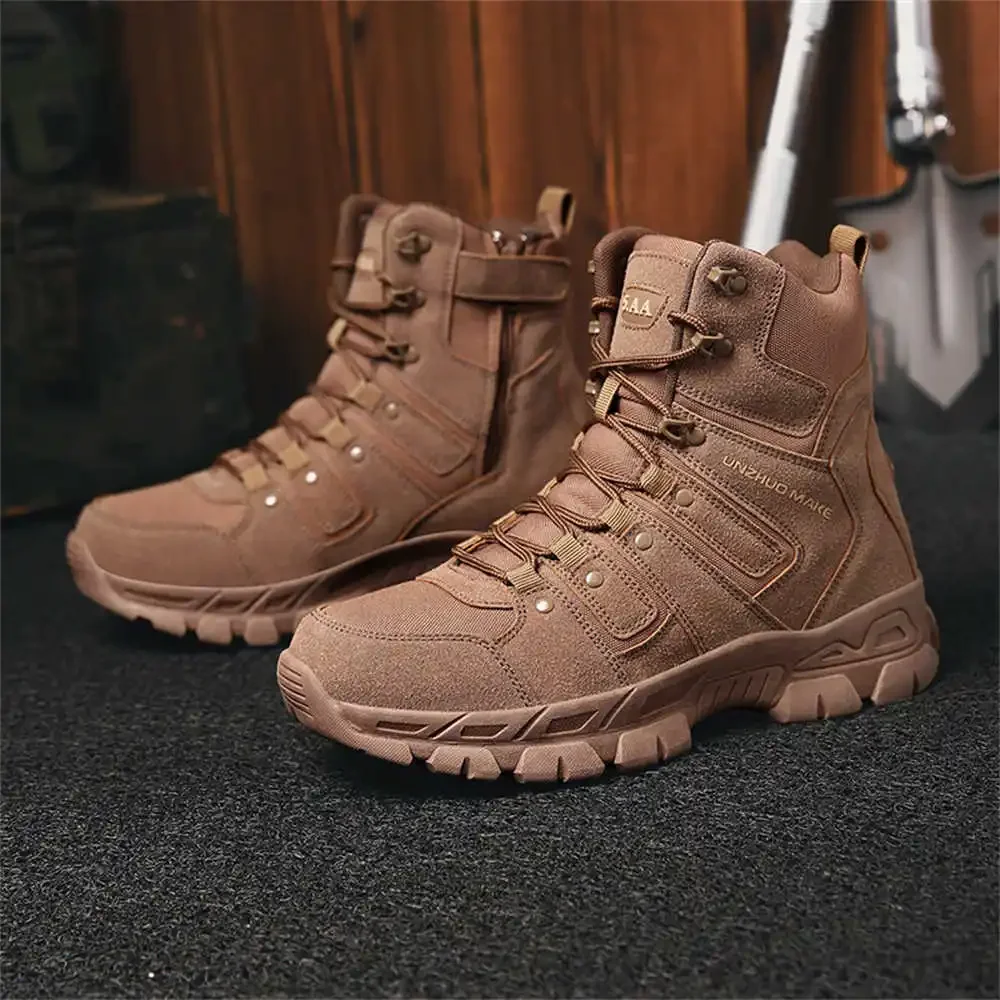 Hi Top With Lacing Men Sneakers Boots Brown High Boots Shoes Mothershoes Sports High-quality Genuine Brand Luxury Foreign