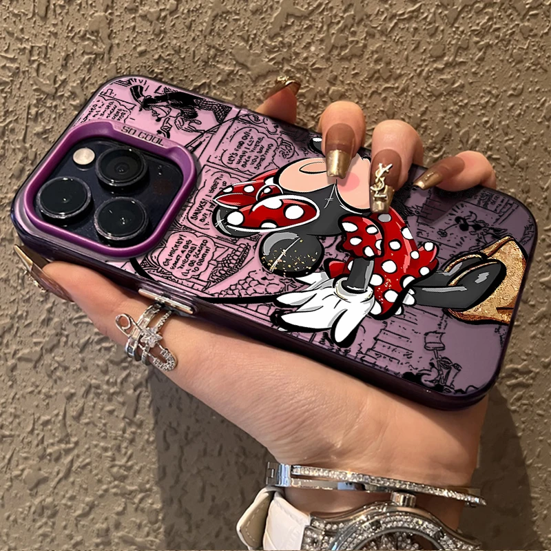 เคสดิสนีย์ลายมิกกี้มินนี่น่ารักสำหรับ Samsung Galaxy A33 A32 A34 A24 A14 A13 A23 A55 A15 A35 A25 A05 A05S 5G A54 A53 A52 A52S