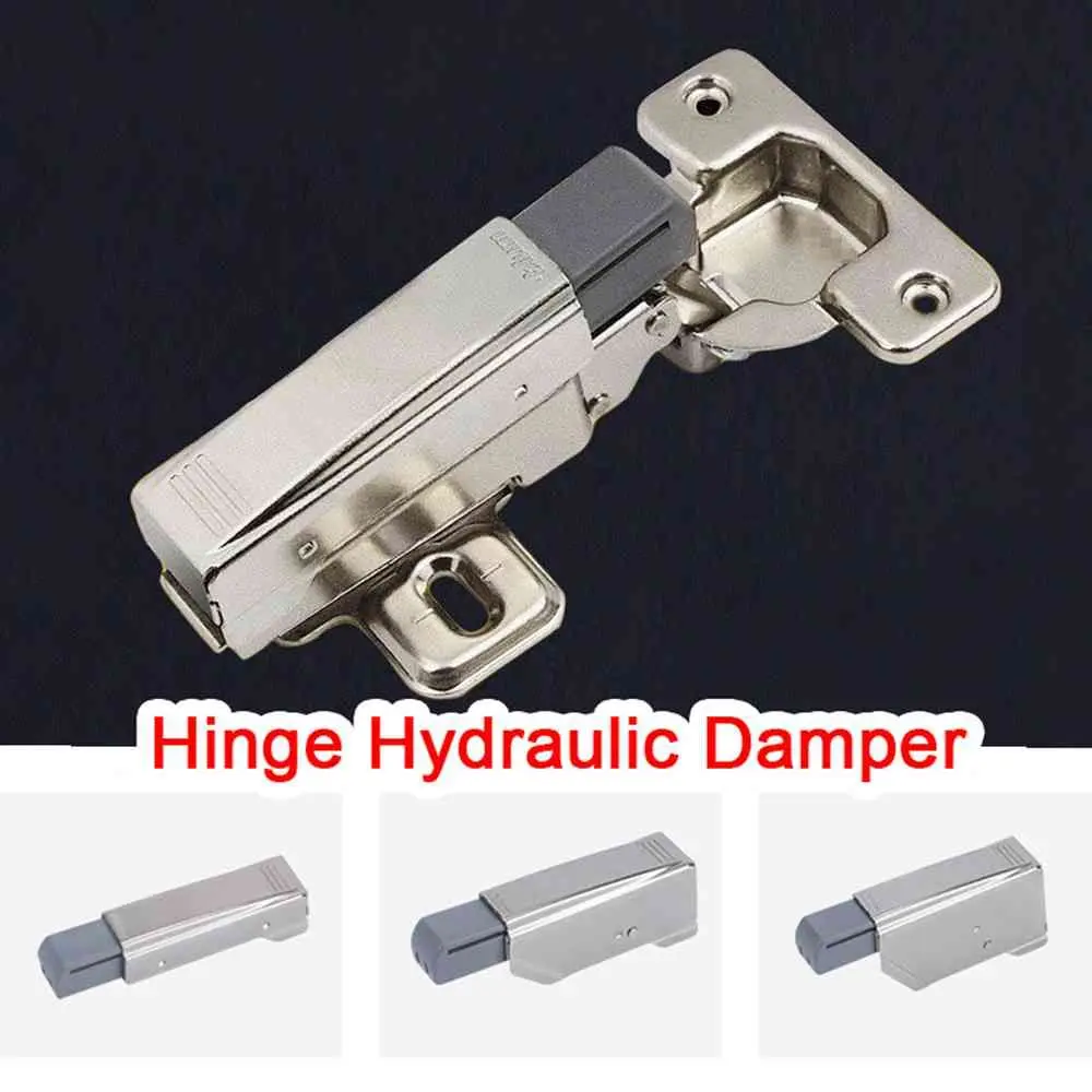 Hardware Adjustable Fast loading Straight Arm Buffer hinge Full Overlay Hinge Automatically Hinge buffer damper