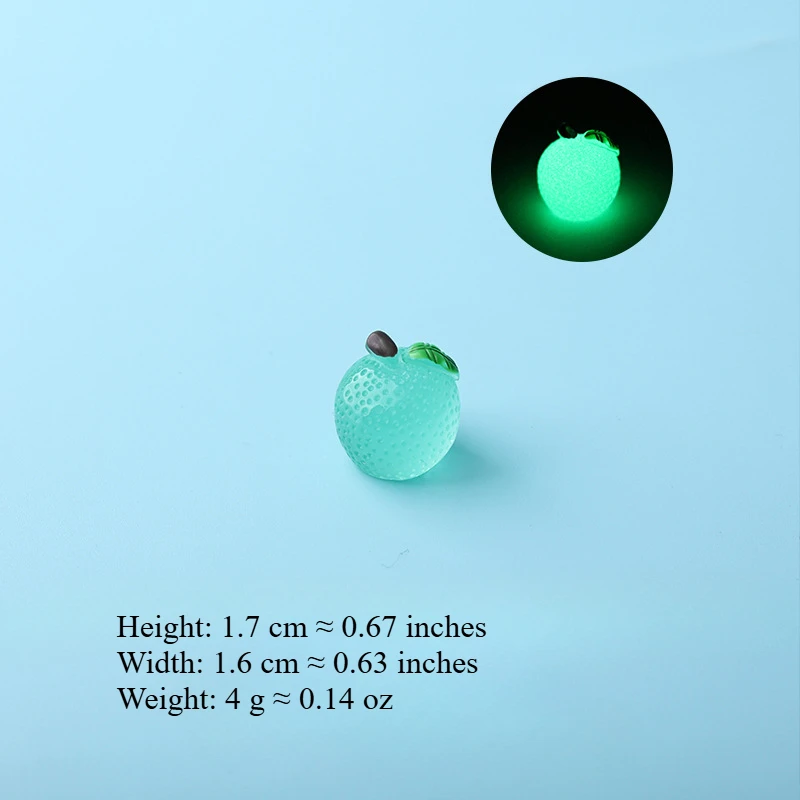 10 Uds fruta en miniatura Micro paisaje pequeña fruta de resina Diorama para jardines de hadas decoración de escritorio DIY accesorios hechos a mano juguetes para niños