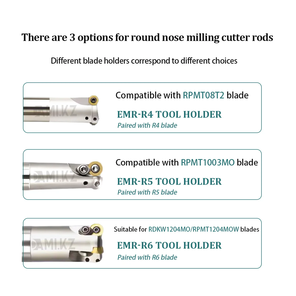 CNC Lathe Round Nose Milling Cutter Bar EMRW6R C24 C25 C32 Milling Cutter Holder 2T 3T Shock-resistant Tool Holder For RPMT/RDMW