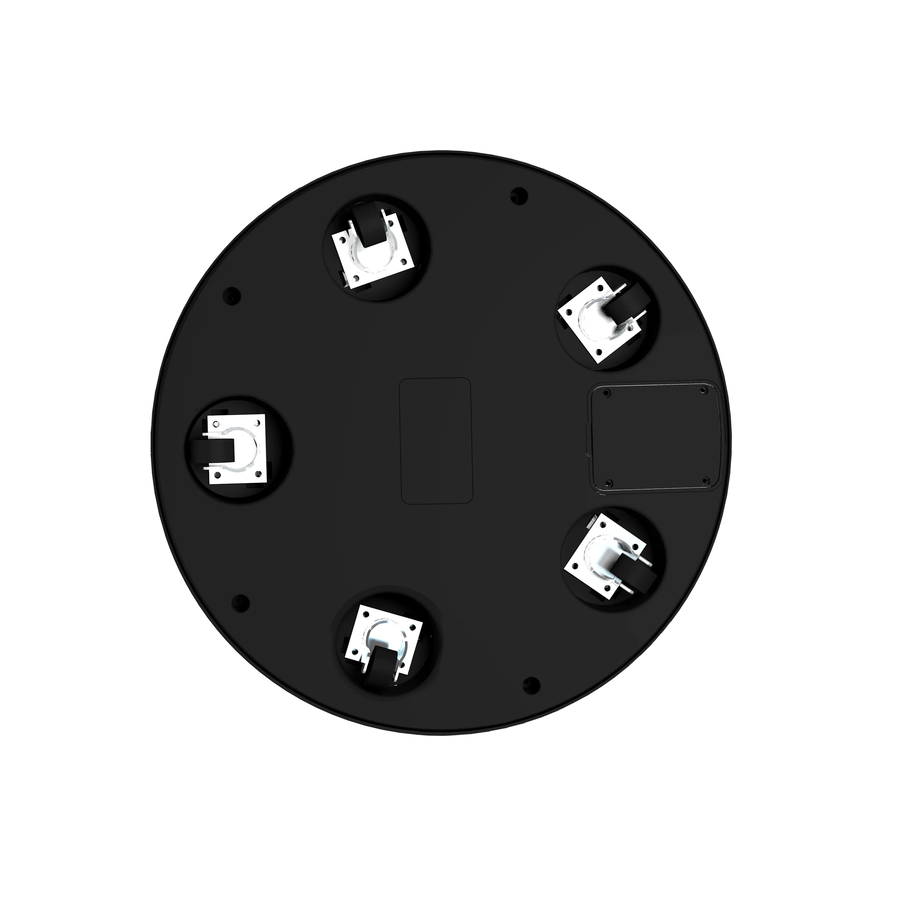 Solução conveniente de entretenimento doméstico para TV inteligente portátil de 21,5 polegadas
