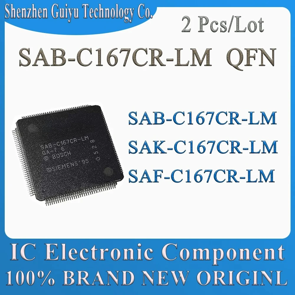 

2 Pcs/Lot SAB-C167CR-LM SAK-C167CR-LM SAF-C167CR-LM SAB-C167CR SAK-C167CR SAF-C167CR C167CR C167 QFP IC Chip