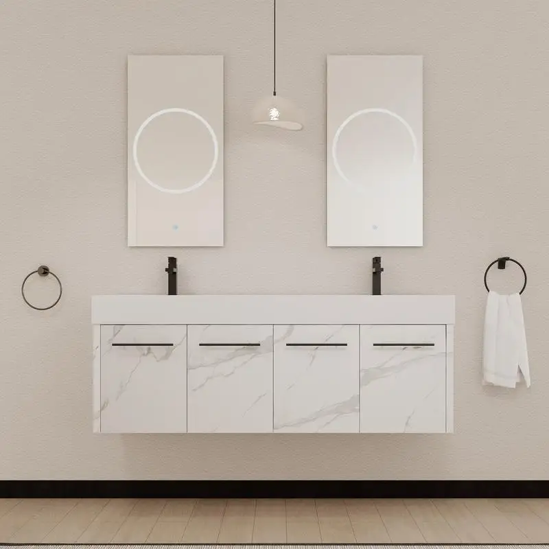 60" Wall-Mount Bath… - image