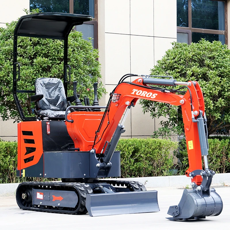 1 Ton Excavators CE/EPA Compact Mini Hydraulic Digger Mini Excavators E Certificated Mini Excavator Mini Digging Mini Excavator