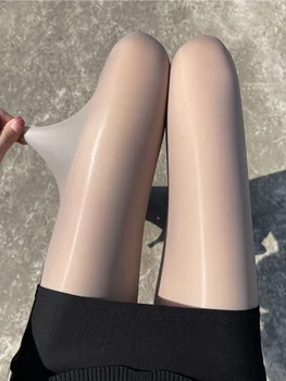 안티 스내그 쉬어 롤플레이 스트리퍼 글래머 팬티스타킹, 한국 댄서 물고기 그물 광택 빈티지 이벤트, 누드 매끄러운 파괴 불가