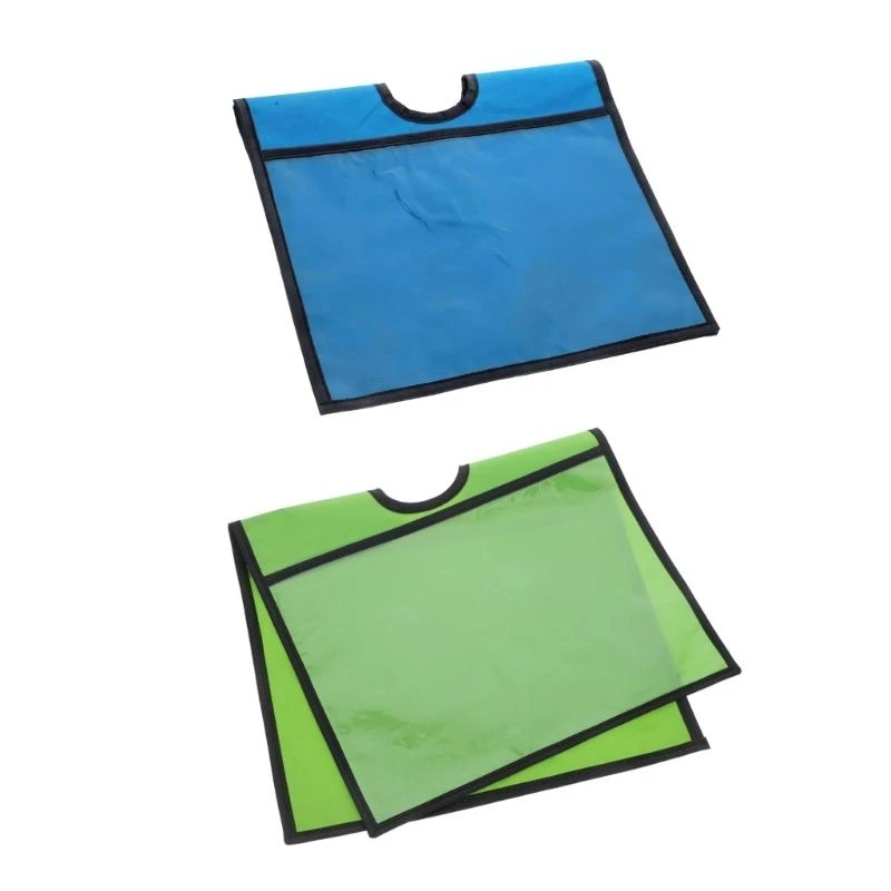 Detachable Cone Sleeve Cover Clear A 4 Pocket Durable Oxford PVC Fabric For Outdoor Warning Signs
