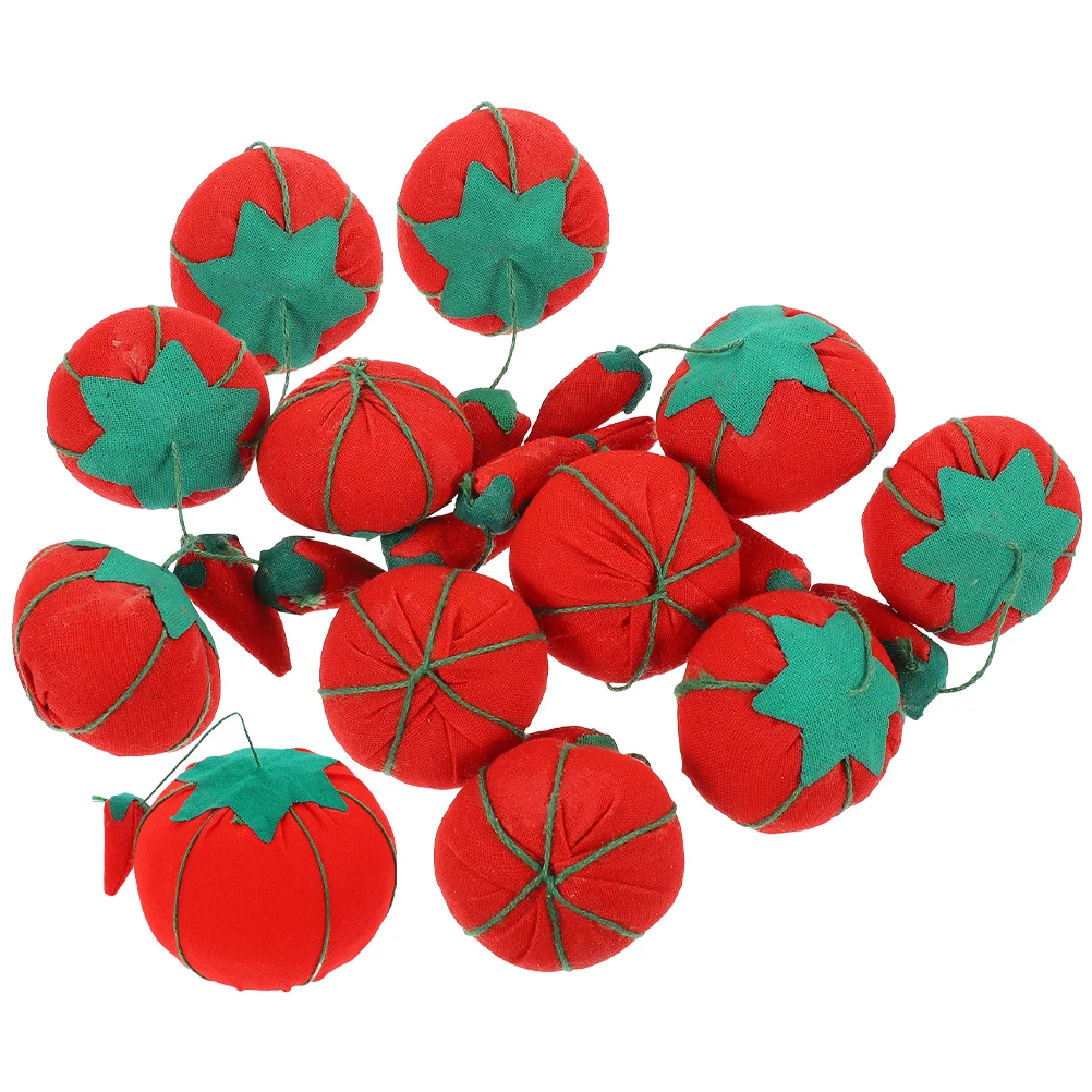 12 Pcs Tomato Pin Sewing Pins Convenient Holder Tools Reusable Needle Cushion Fabric Embroidery Accessory