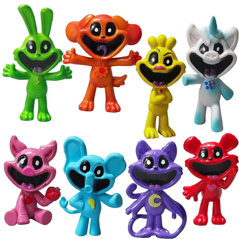 Anime Smilings Critters Action Figures Anime Figures Catnap Collective Models Kids Birthday Gifts Table Decoration Accessories