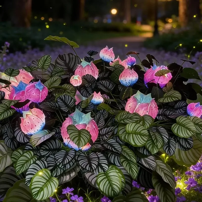 for LED IP65 Simulated Luminous Flower Landscape Light Mysterious Fantastical Design Illuminate Lawn