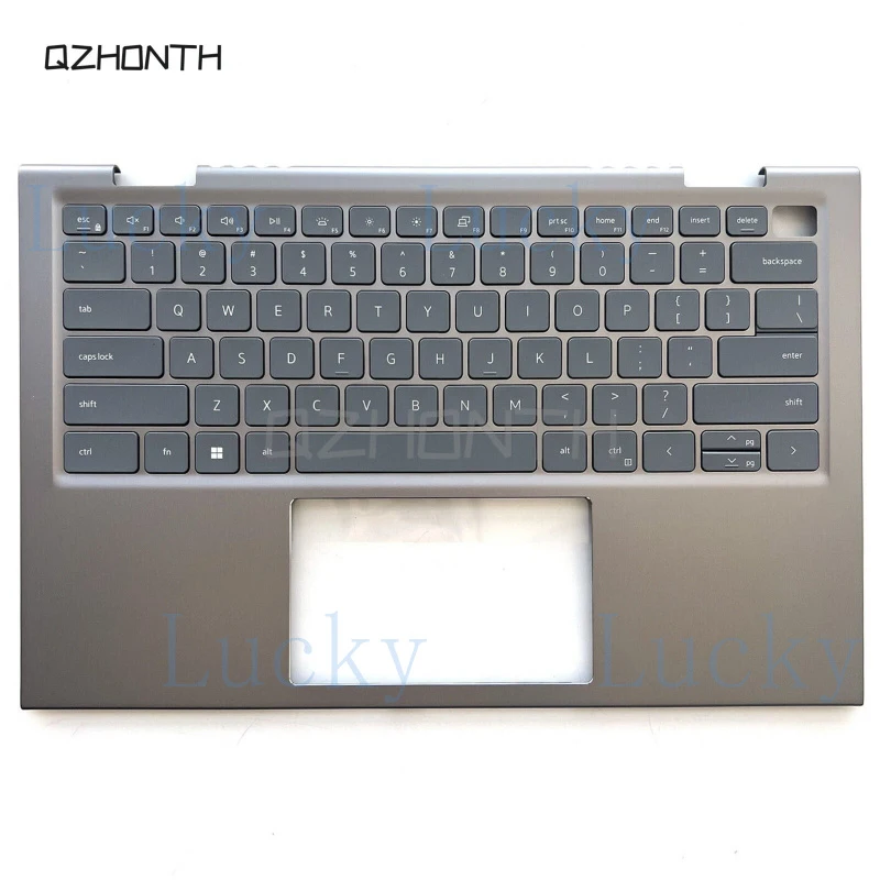 

f for Dell Inspiron 5410 5415 2-in-1 Palmrest with Backlit Keyboard Silver 04GR69
