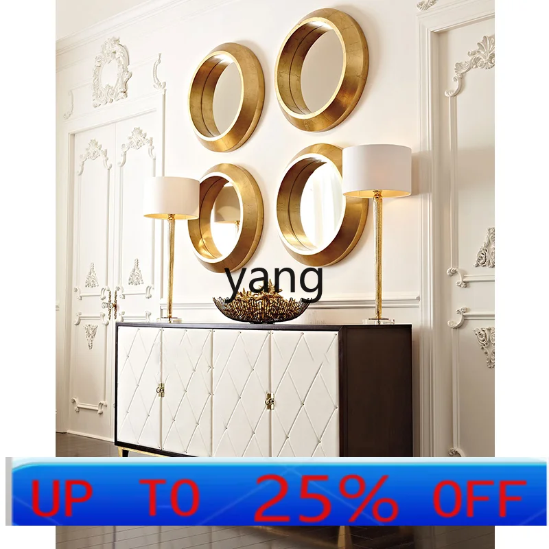 

LH solid wood dining side cabinet reception model room entrance TV cabinet