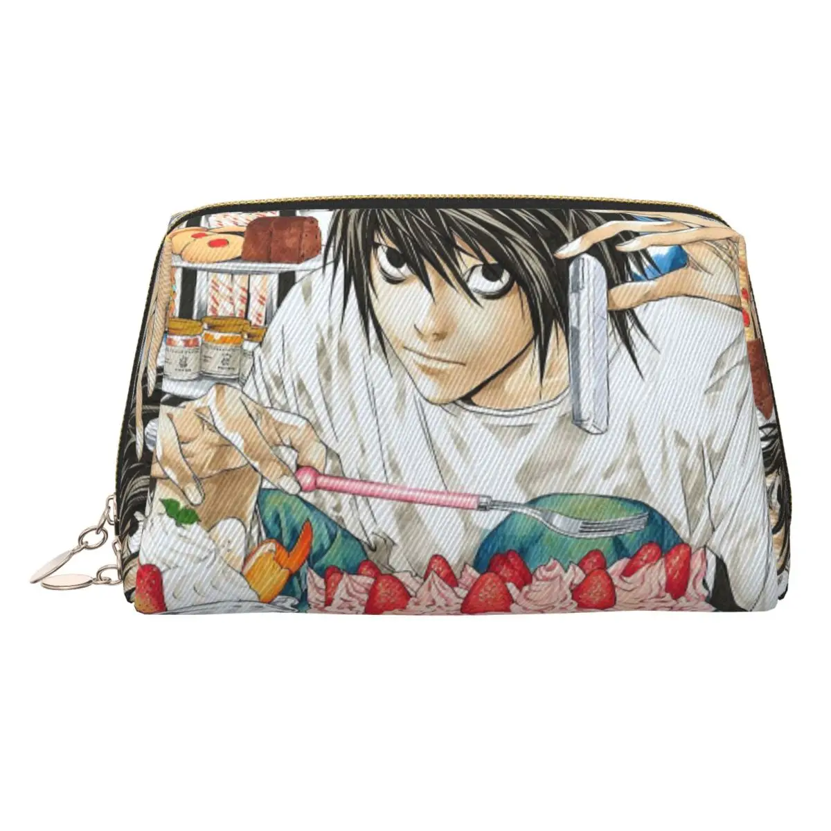 Deaths Notes Ryuk Anime Women Cosmetic Bag Travel Makeup Organizer Pouch Toiletry Storage Dopp Kit Case