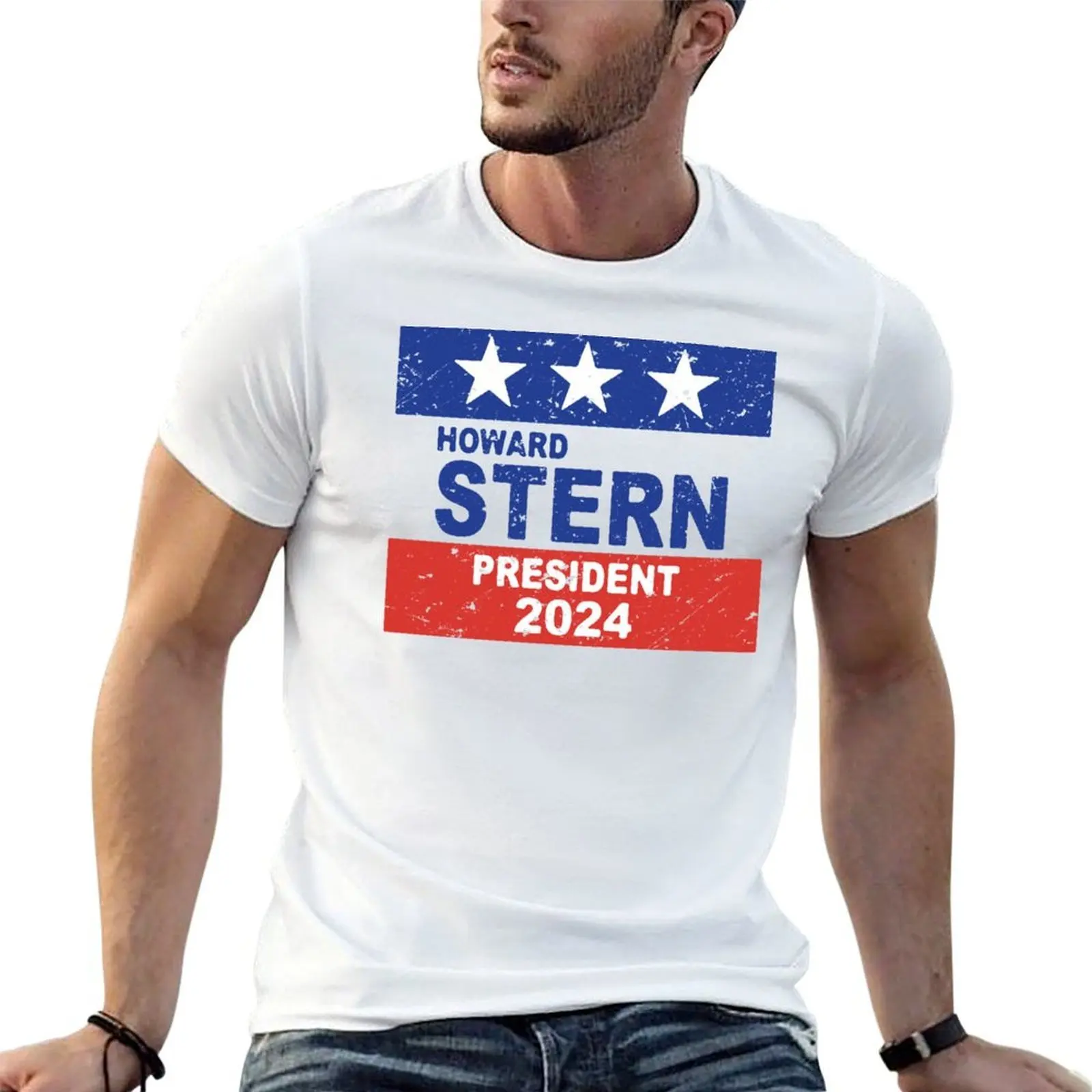 President 2024 Howard Stern T-Shirt for a boy oversized shirts graphic tee men
