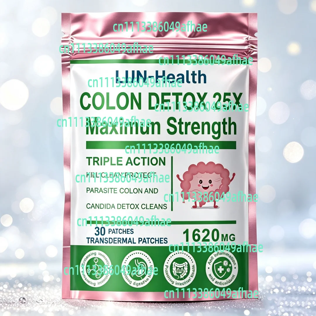 30 Patches Detox Colon & Body Cleanse Transdermal Patches Maximum Strength Cleansing Weight Lost