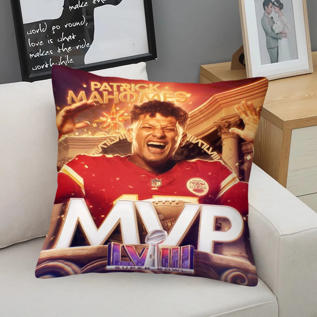 

Милая подушка с изображением Патрика Махоумса MVP, с невидимой молнией и наполнителем, мягкая декоративная подушка для дивана, спальни, гостиной, подарок для дома