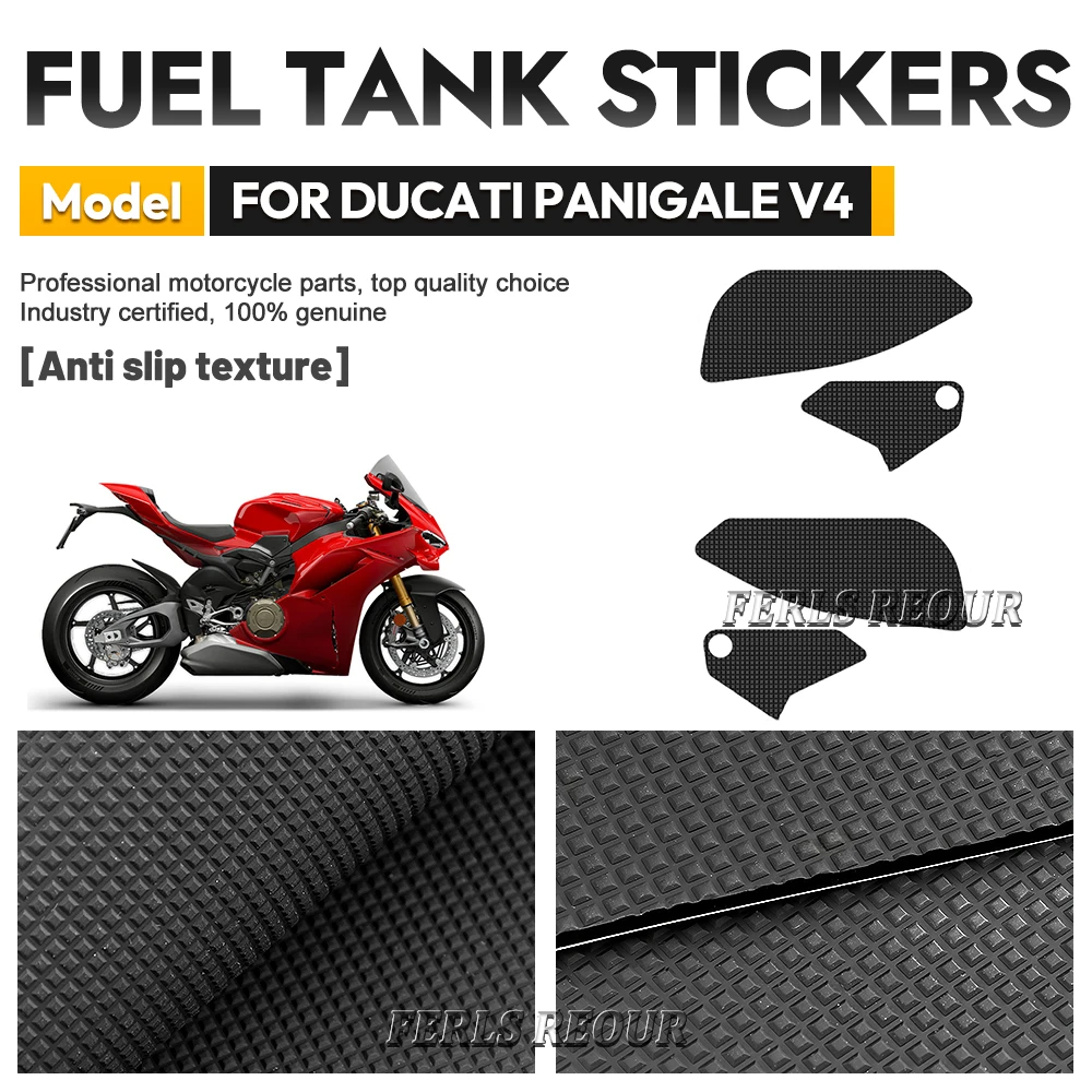

For PANIGALE V4 2025 Motorcycle sticker decal anti-slip fuel tank pad Motorcycle Accessories