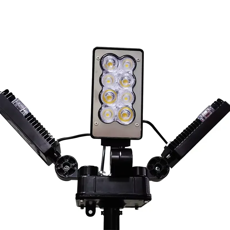 Fire-fighting Warning LED Work Light Dimmable Portable Lifting Emergency Explosion-proof Panoramic Mobile Lighting System