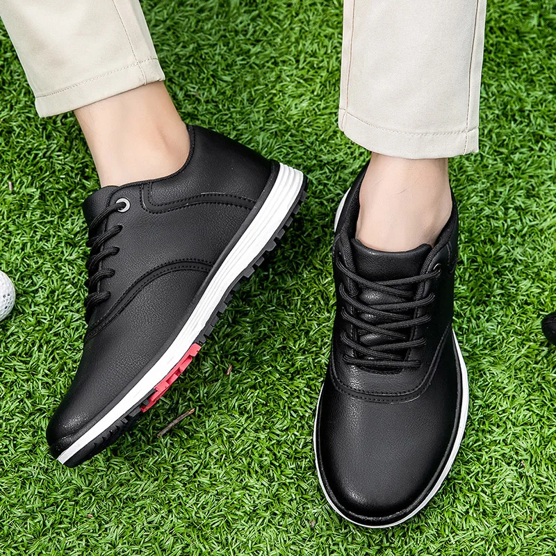 Zapatos de Golf antideslizantes para hombre, Calzado cómodo para exteriores, ocio, entrenamiento, caminar, talla 38-47, novedad de 2024