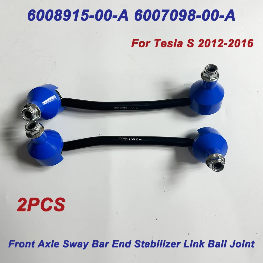 

For Model S 2012-2016 Set of 2 OE 6008915-00-A 6007098-00-A Front Axle Sway Bar End Stabilizer Link 600891500A 600709800A