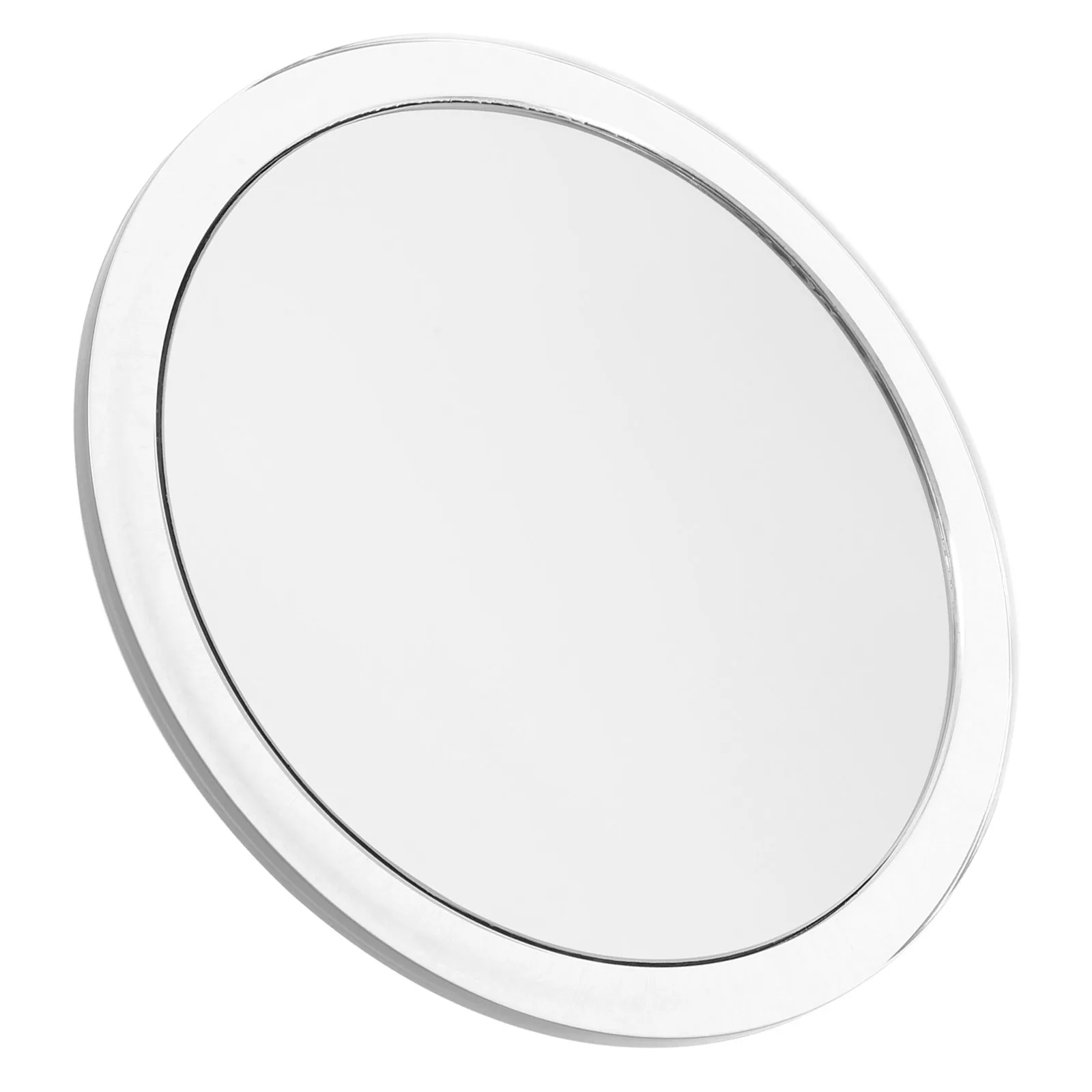 Hd Magnifying Makeup Mirror with Reliable Suction Cup for Clear Detailing Bathroom Wall Mount Single Sided Portable Light Weight