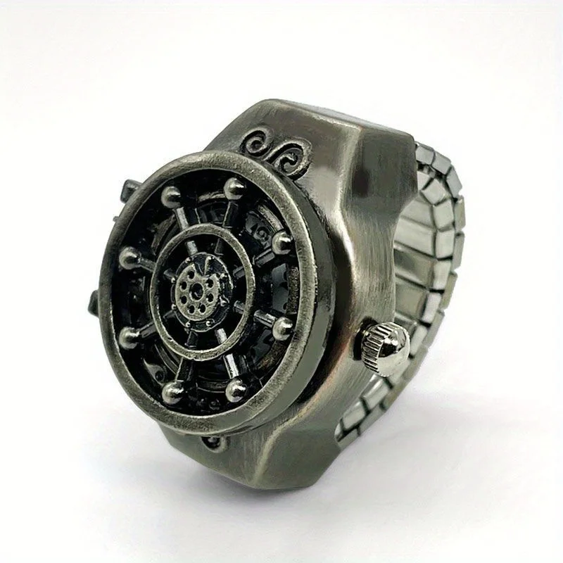 Trendy Series Ring Watch for Students, Anime Design